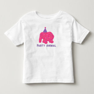 Bebé Pequeña camiseta del partido de cumpleaños de la c