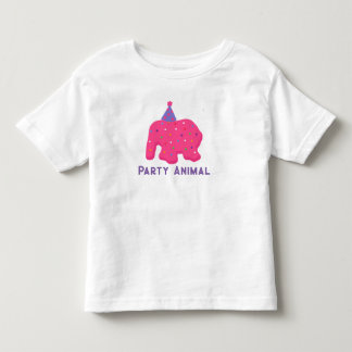 Bebé Pequeña camiseta del partido de cumpleaños de la c