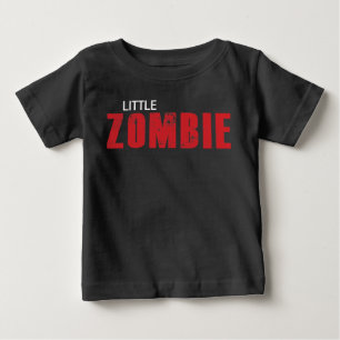 Bebé Pequeña camiseta zombie de la familia Halloween ca