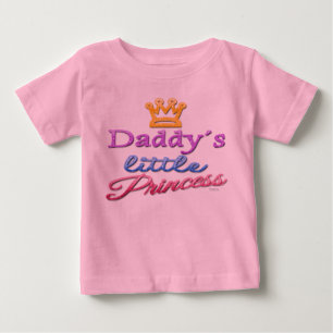 Bebé Pequeña princesa de papá, bebé, camiseta