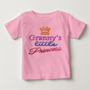 Bebé Pequeña princesa de una abuela, pequeña camiseta
