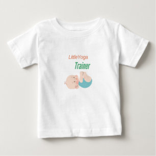 Bebé Pequeño entrenador de yoga", pequeña camiseta
