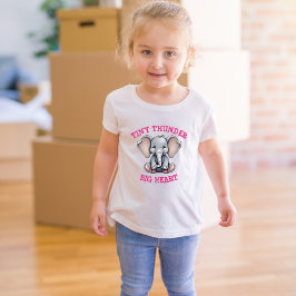 Bebé Pequeño trueno, camiseta de niño de gran corazón
