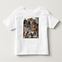 Bebé Personalización de la camiseta de animales salvaje