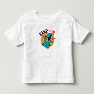 Bebé Personalizado Age Dinosaur Roar Soy Camiseta de Cu