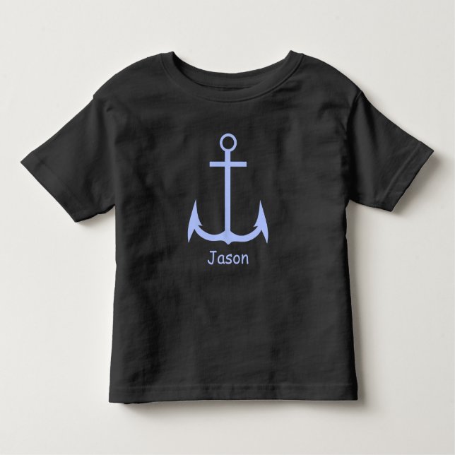 Bebé Personalizado de la bandera azul Toddler camiseta (Anverso)