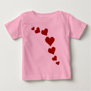 Bebé Personalizado de la camiseta de San Valentín del b