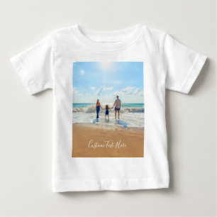 Bebé Personalizado tu regalo de camiseta fotográfica co