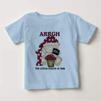 Bebé Pirata Primera camisetas de cumpleaños y rega