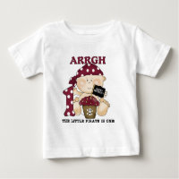 Bebé Pirata Primera camisetas de cumpleaños y rega