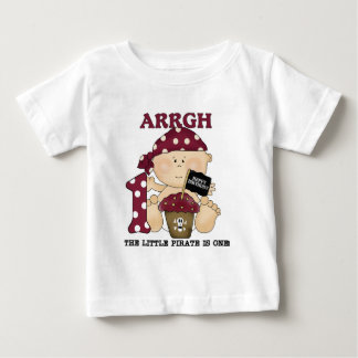 Bebé Pirata Primera camisetas de cumpleaños y rega