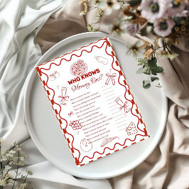 Bebé pizza Embarazo infantil tarjeta de juego para