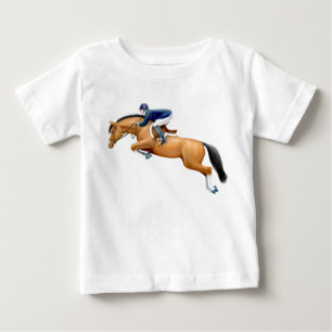 Bebé Poca camiseta del niño del caballo del puente de