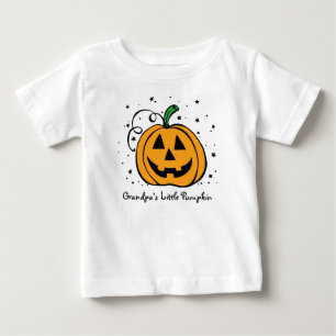 Bebé Poca camiseta infantil de la calabaza del abuelo