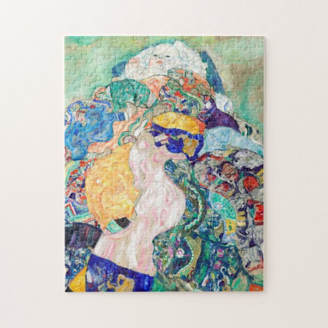 Bebé por Gustav Klimt Pintando el rompecabezas de  (Vertical)