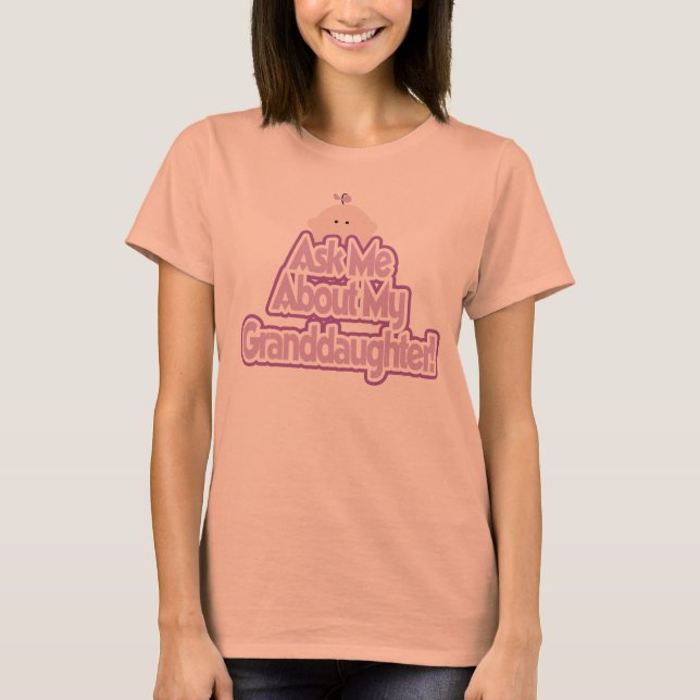 Bebé pregunta por mis camisetas de nieta (Anverso)