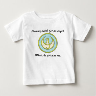 Bebé Preguntado por una camiseta de ángel