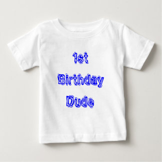 Bebé Primera camiseta de cumpleaños