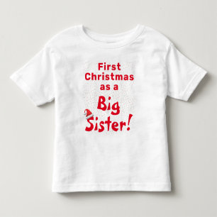 Bebé Primera camiseta de Navidad para hermanos y herman