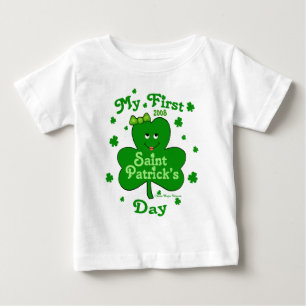 Bebé Primera camiseta del Día de la Niña