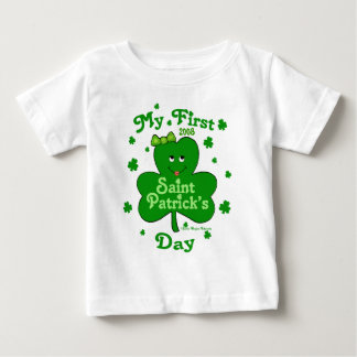 Bebé Primera camiseta del Día de la Niña
