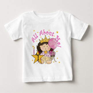 Bebé Princesa todo sobre mí primera camiseta de cumplea