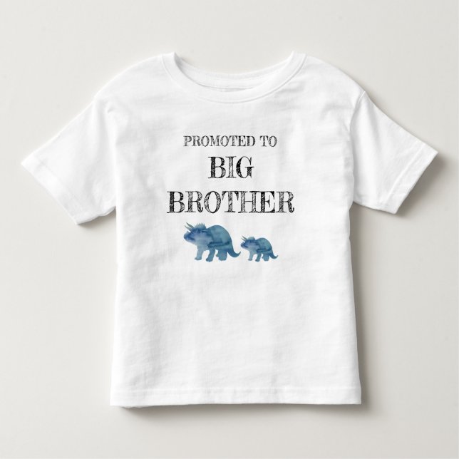 Bebé Promocionado a camiseta de Big Brother Dinosaur (Anverso)