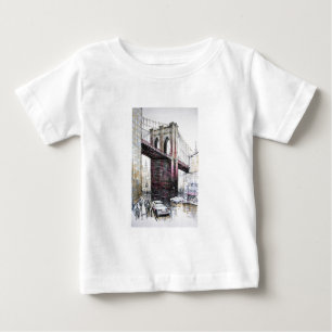 Bebé Puente de Brooklyn, camiseta del niño de los