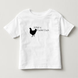 Bebé Qué camiseta divertida de pollo para niños pequeño