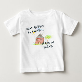 Bebé Qué sucede en la camiseta de la papá