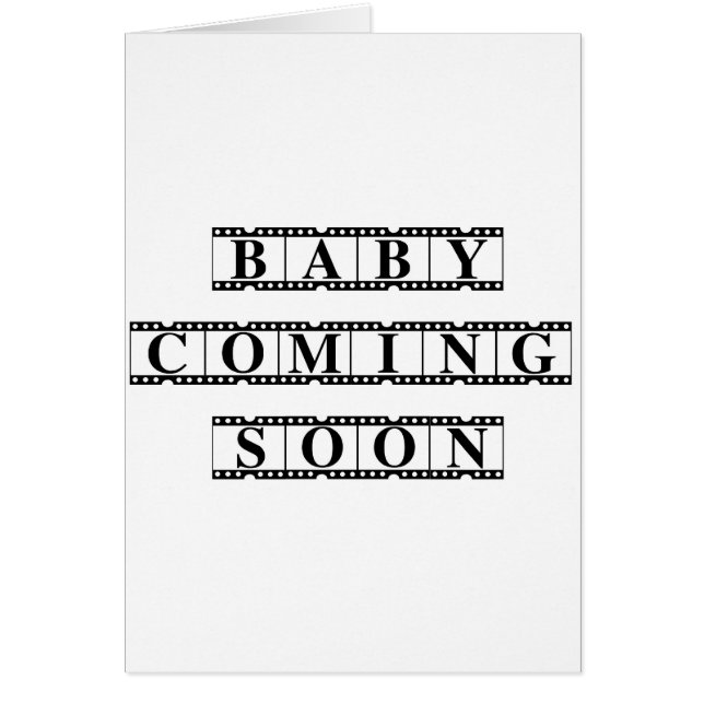 Bebé que viene pronto (Frente)