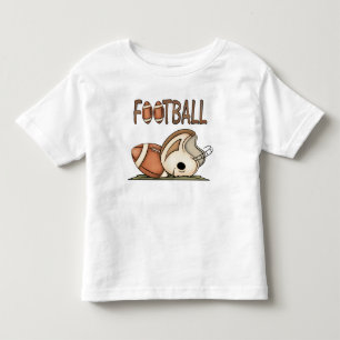 Bebé ¡Quiera jugar a fútbol! Camiseta de la diversió