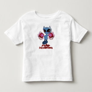 Bebé Qwiby: Camiseta de niñito de la invasión