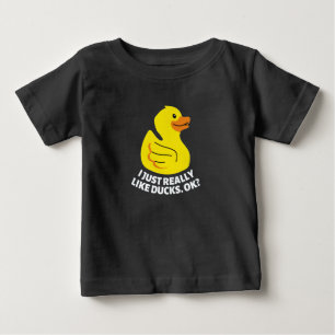 Bebé Realmente Me Gusta La Camiseta De Patos