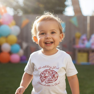 Bebé Rebanada de divertida camiseta de cumpleaños de ni