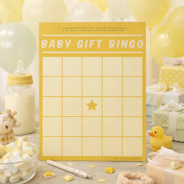 Bebé regalo Bingo Juego Baby Shower Bloc de notas 