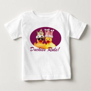 Bebé ¡Regla de Duckies! Camiseta (todos los tamaños,