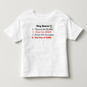 Bebé Reglas de una camiseta portadora de anillo