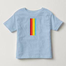 Bebé Retro stripes la camiseta de un niño pequeño (Navy