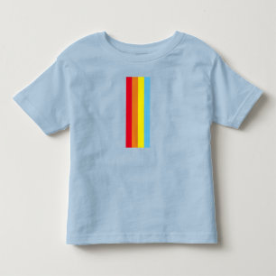 Bebé Retro stripes la camiseta de un niño pequeño (Navy
