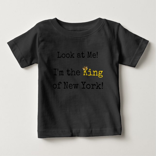 Bebé Rey de la camiseta de Nueva York (Anverso)