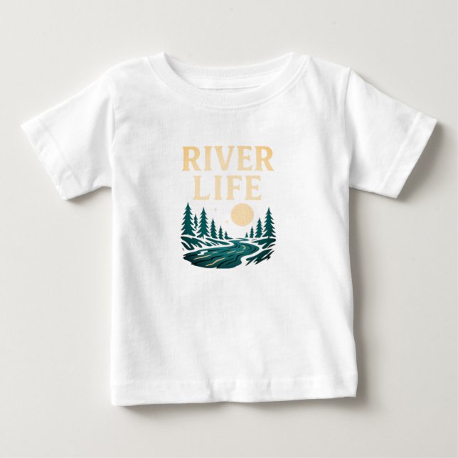 Bebé Río es camiseta de vida - Inspirado por la natural (Anverso)