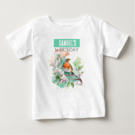 Bebé Robin de la primavera de Vibes - camiseta de prime