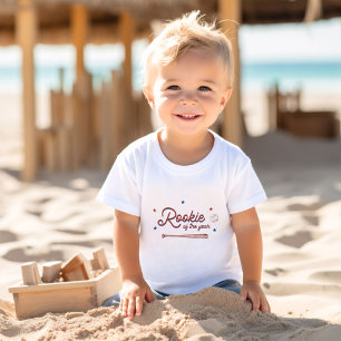 Bebé Rookie de la camiseta del primer cumpleaños del añ