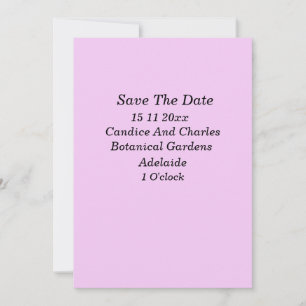 Bebé Rubor Pink, Salva La Invitación De Boda