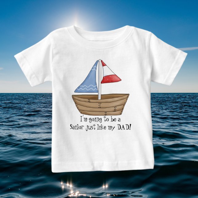 Bebé Sailor igual que la camiseta de papá (Subido por el creador)