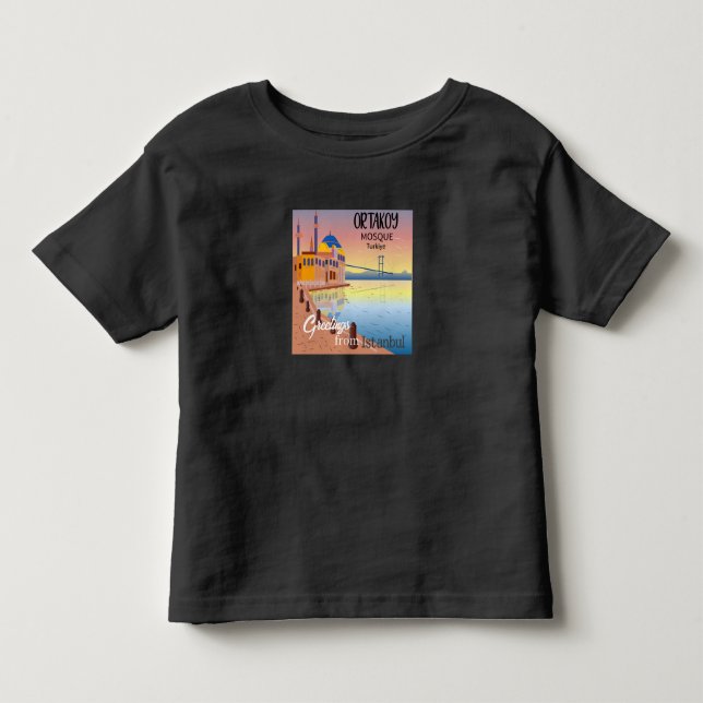 Bebé Saludos desde la camiseta turca de Estambul (Anverso)