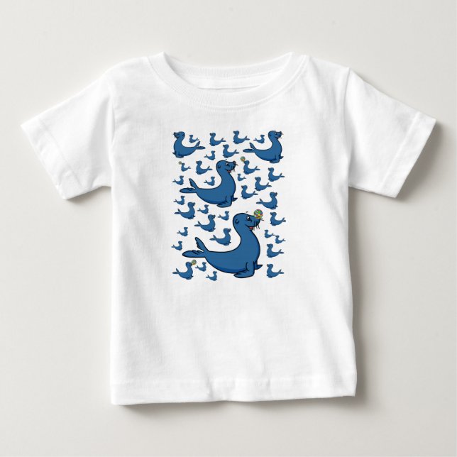 Bebé Sello de camiseta para bebés (Anverso)
