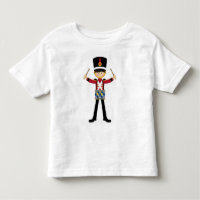 Soldado del cascanueces que juega la camiseta de