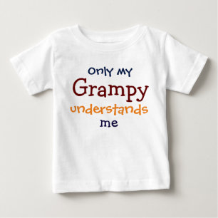 Bebé Sólo mi abuela me entiende la camiseta de mi hijo